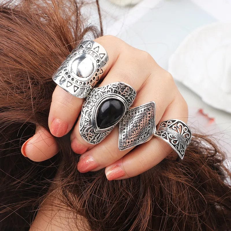 Mexican silver rings