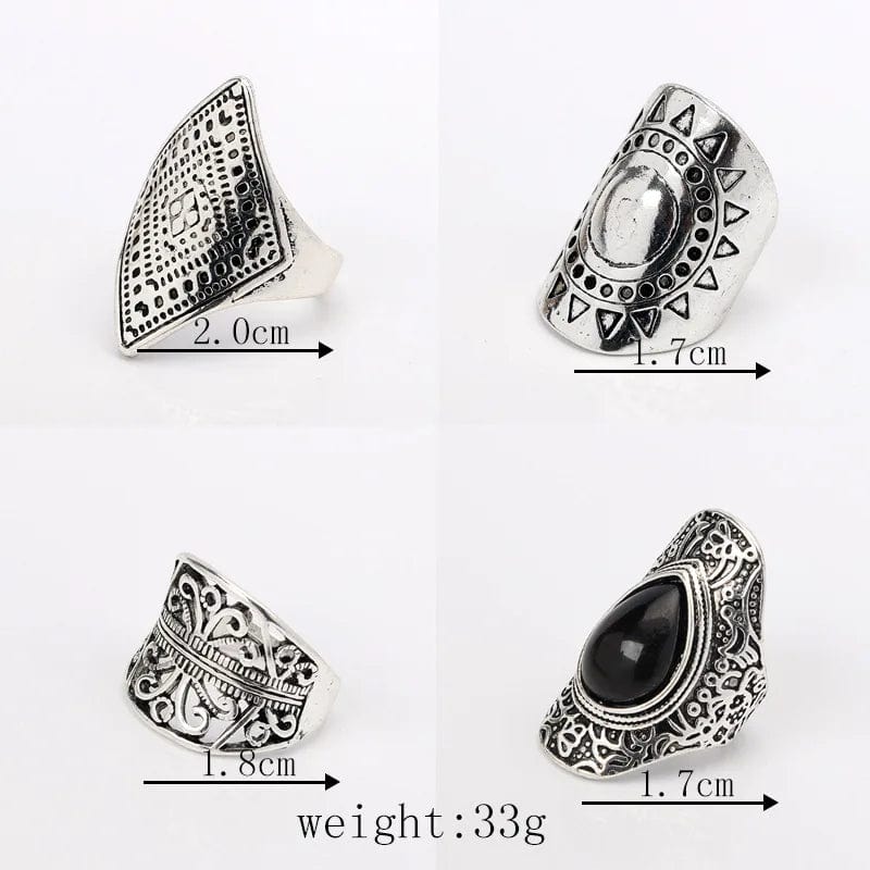 Mexican silver rings