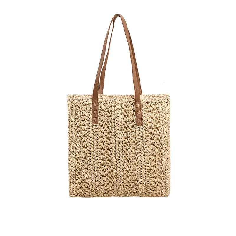 Mexican straw beach bag