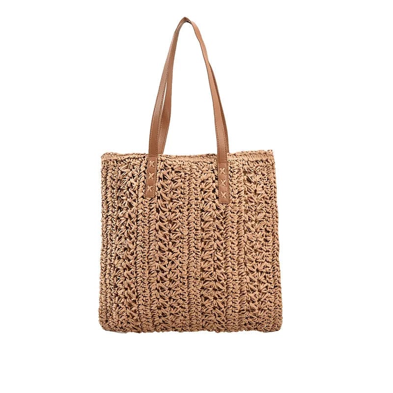 Mexican straw beach bag