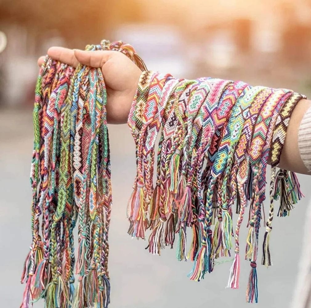 Mexican string bracelets