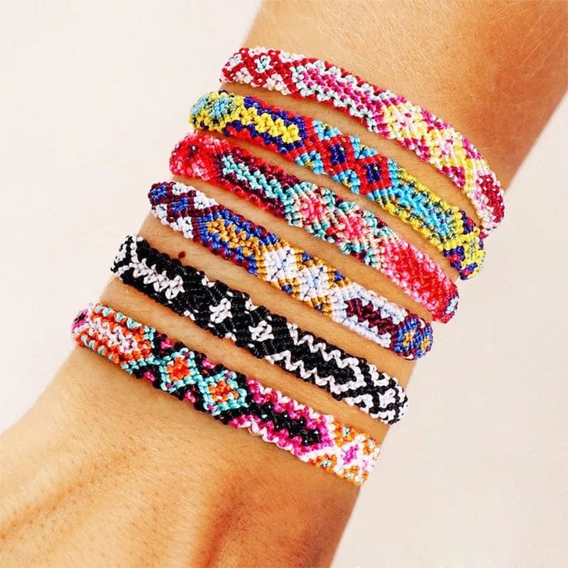 Mexican string bracelets