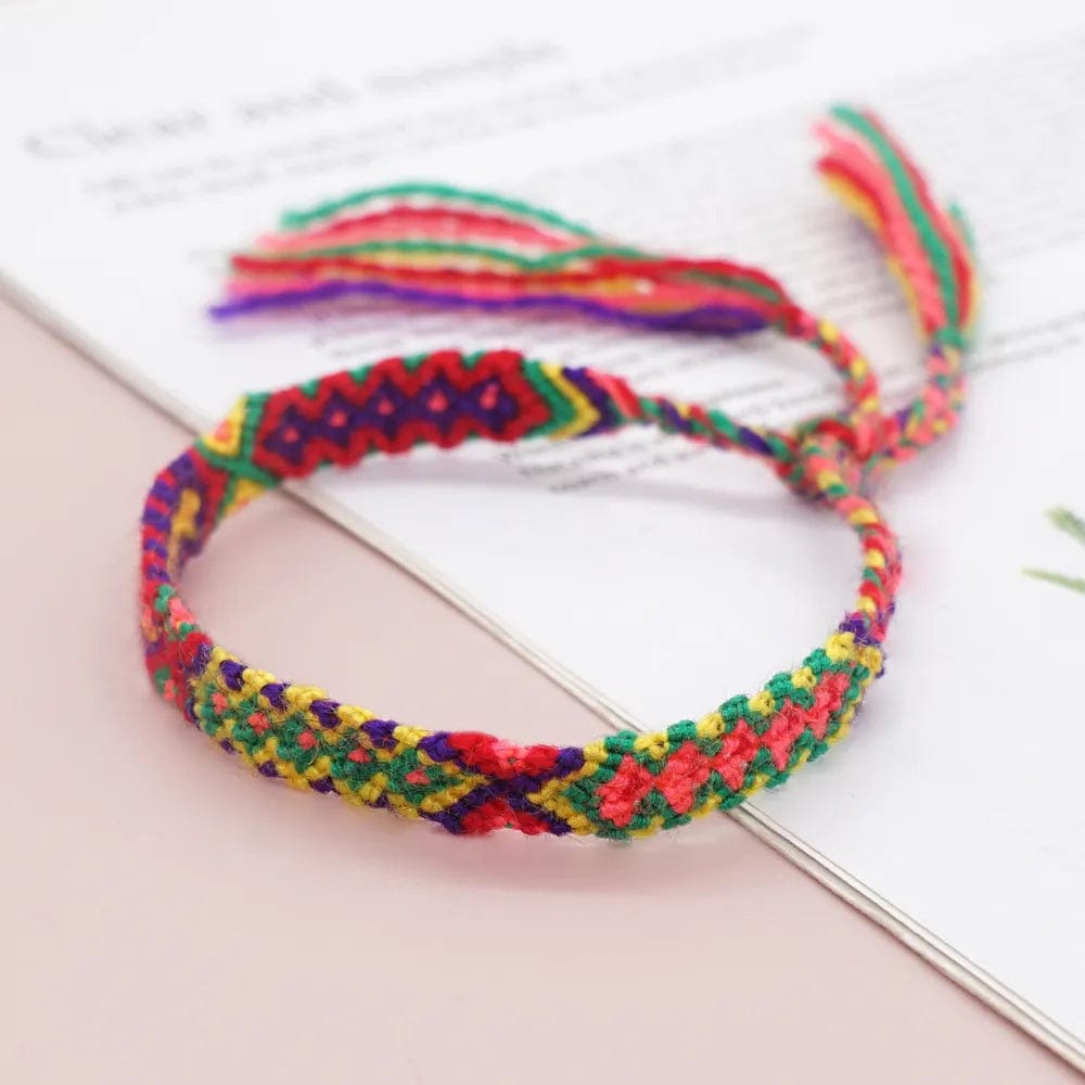 Mexican string bracelets