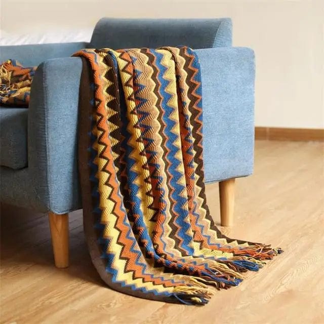 Mexican throw blanket