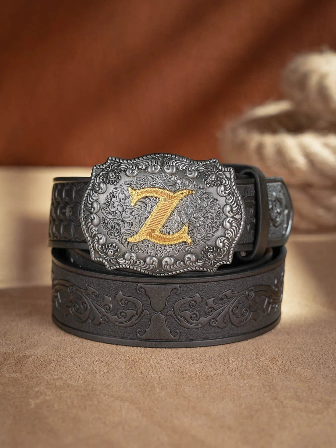 Mexican tooled leather belts