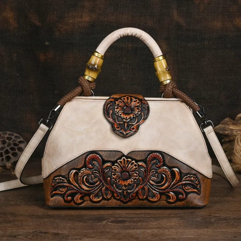 Mexican tooled leather purse