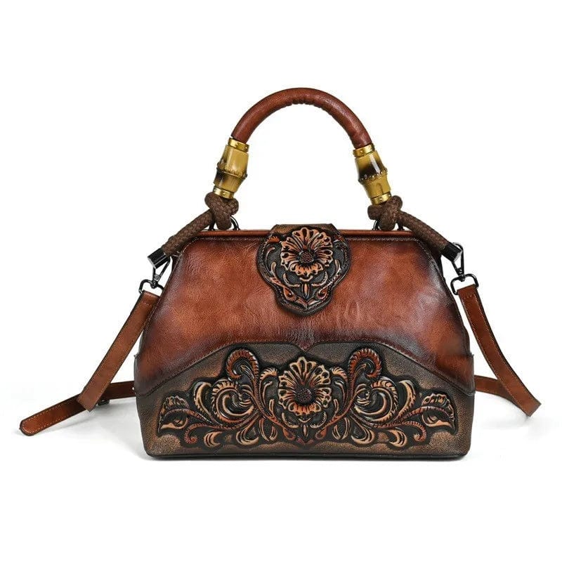 Mexican tooled leather purse