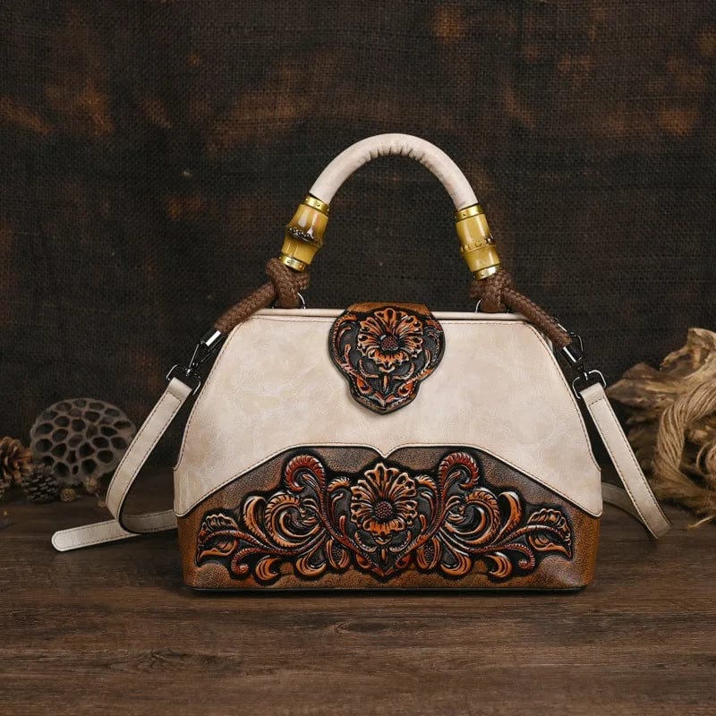 Mexican tooled leather purse