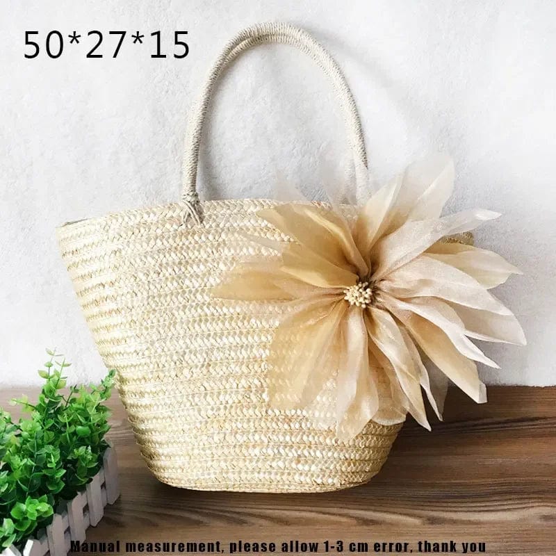 Mexican woven beach bag