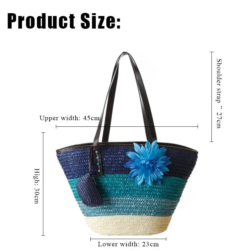 Mexican woven beach bag