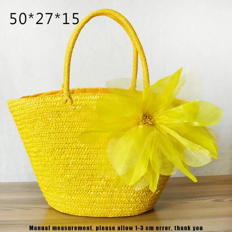 Mexican woven beach bag