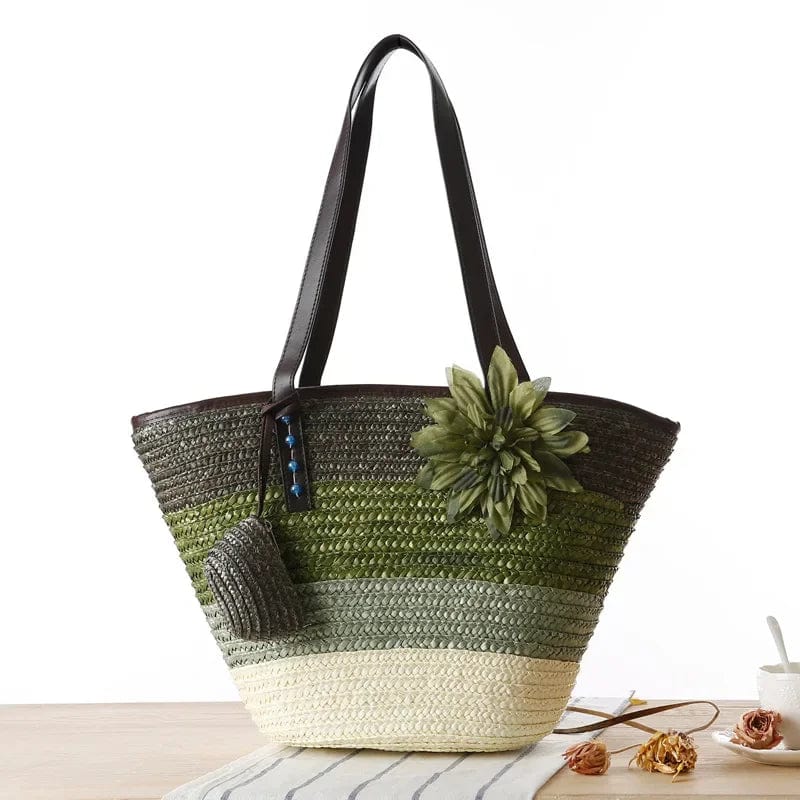 Mexican woven beach bag