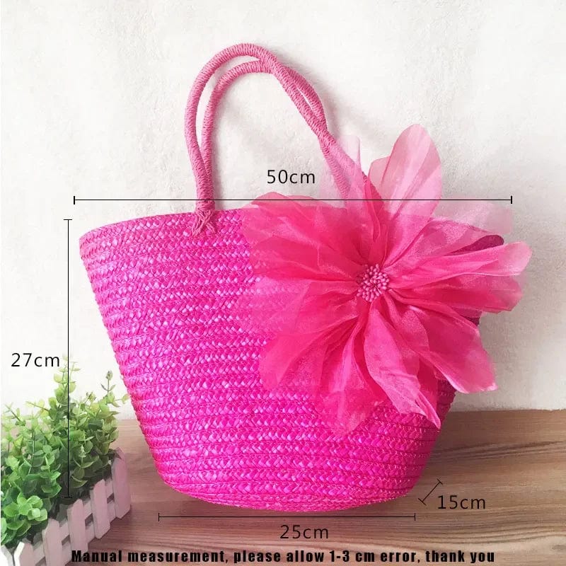 Mexican woven beach bag