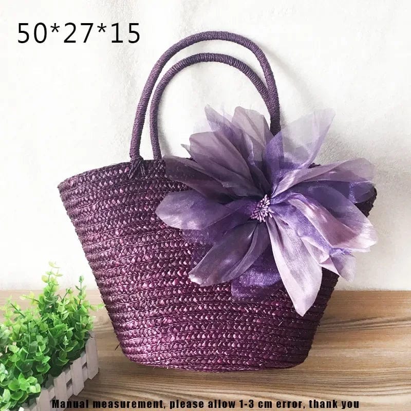 Mexican woven beach bag