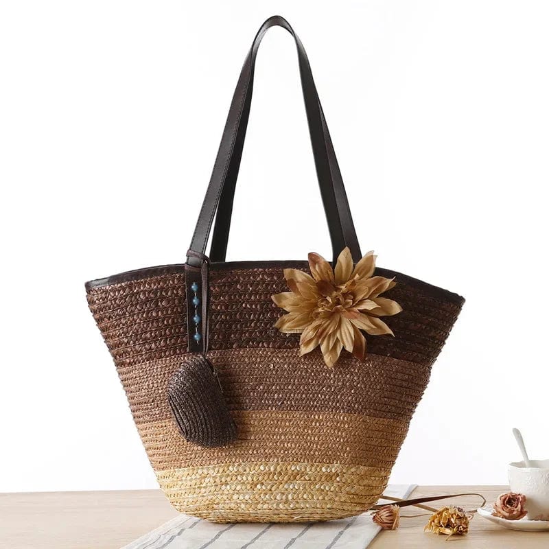 Mexican woven beach bag