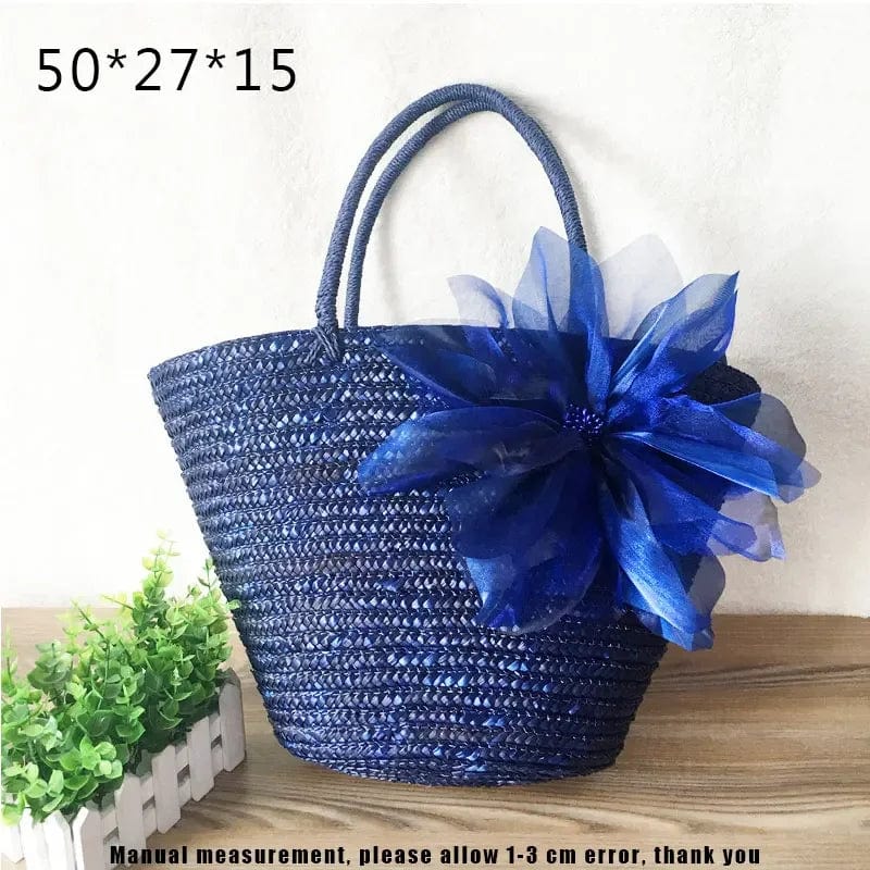 Mexican woven beach bag