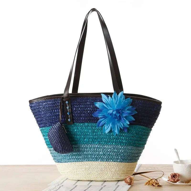 Mexican woven beach bag