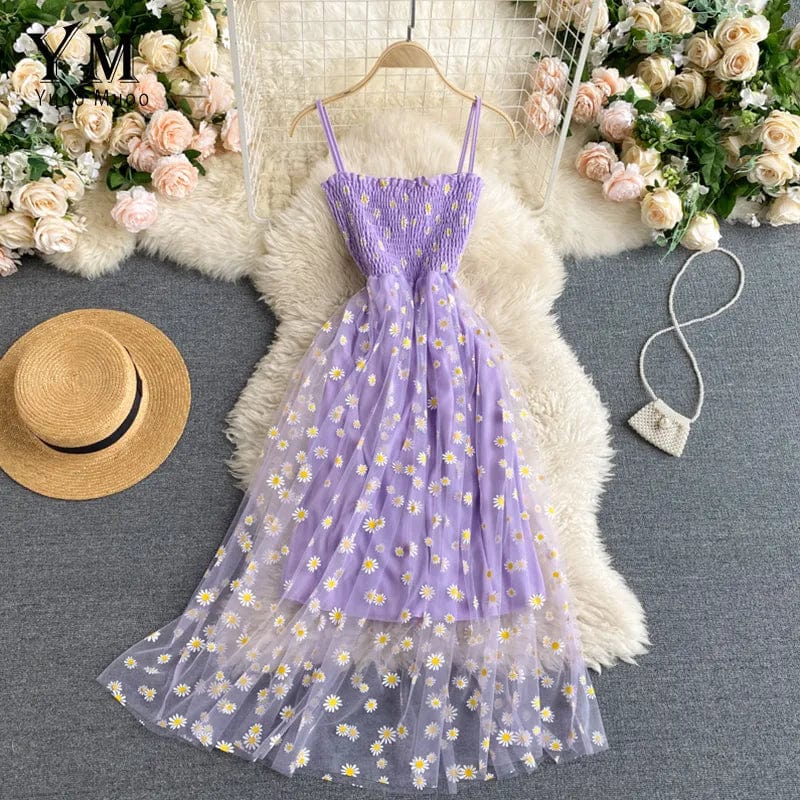 Purple mexican dress