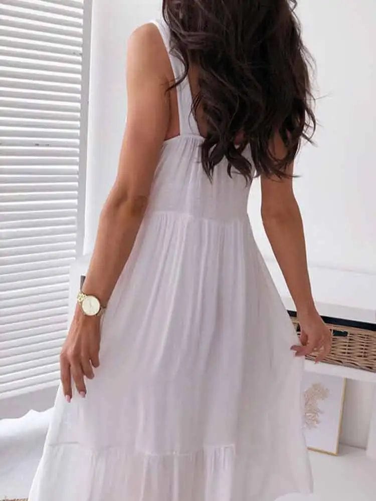 White mexican dress