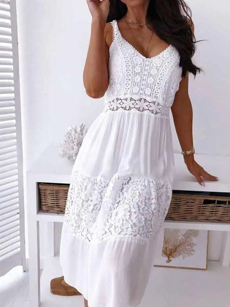 White mexican dress