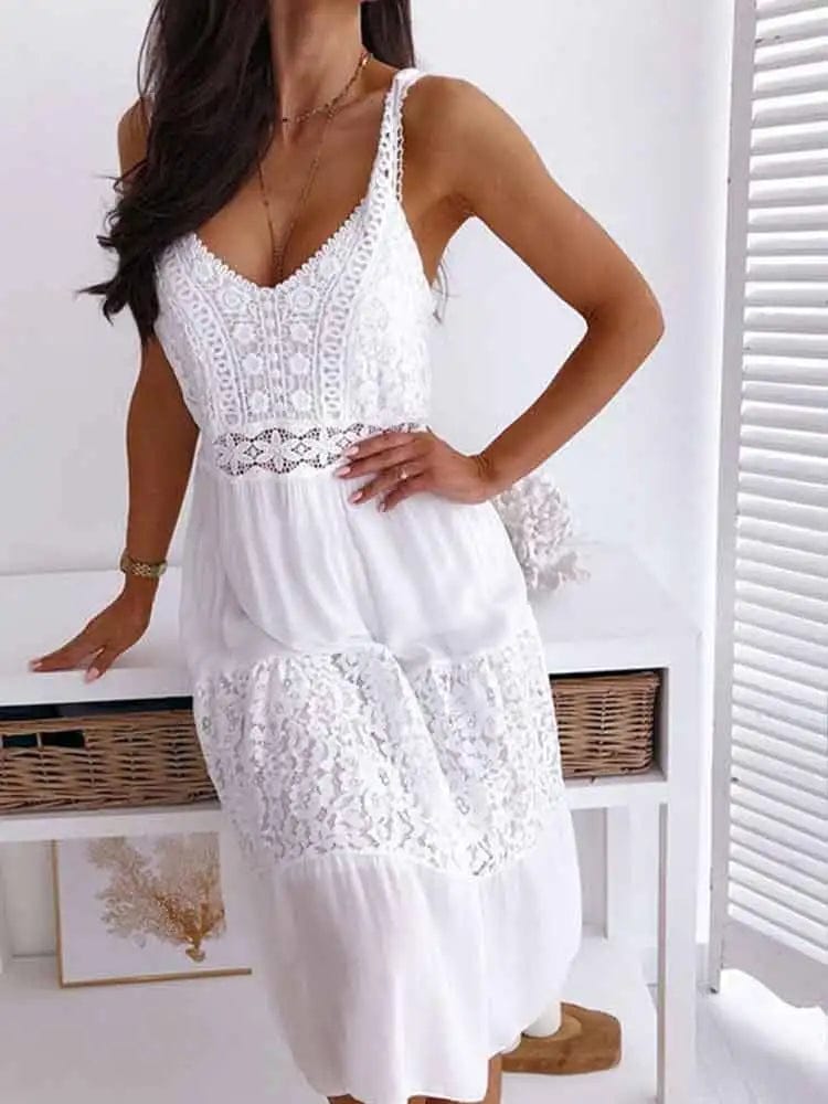 White mexican dress